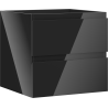 Mexen Orio Badezimmer-Unterschrank 50 cm, 2 Schubladen, schwarz glänzend - 91A10-05047-2-BFF70
