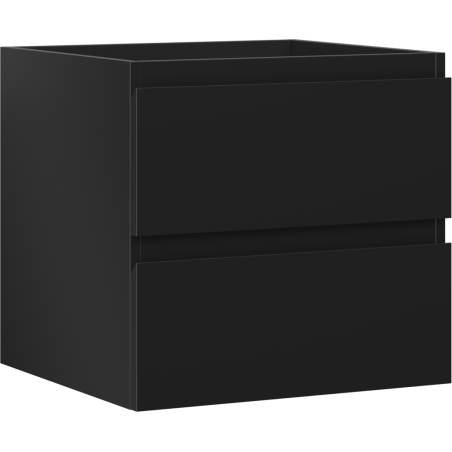 Mexen Orio Badezimmerschrank für Waschbecken 50 cm, 2 Schubladen, schwarz matt - 91A10-05047-2-BFF71