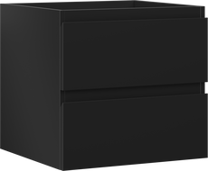 Mexen Orio Badezimmerschrank für Waschbecken 50 cm, 2 Schubladen, schwarz matt - 91A10-05047-2-BFF71