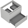 Mexen Orio Badezimmerunterschrank 60 cm, 2 Schubladen, grau matt - 91A10-06047-2-BFF62