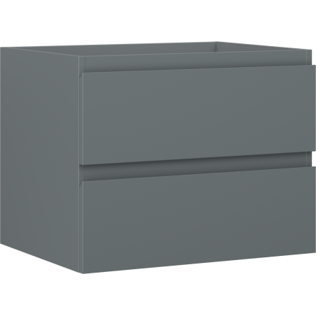 Mexen Orio Badezimmerschrank für Waschbecken 60 cm, 2 Schubladen, Graphit Matt - 91A10-06047-2-BFF66