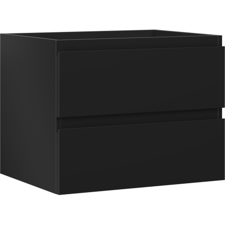 Mexen Orio Badezimmerunterschrank 60 cm, 2 Schubladen, schwarz matt - 91A10-06047-2-BFF71
