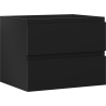 Mexen Orio Badezimmerunterschrank 60 cm, 2 Schubladen, schwarz matt - 91A10-06047-2-BFF71