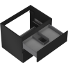 Mexen Orio Badezimmerunterschrank 60 cm, 2 Schubladen, schwarz matt - 91A10-06047-2-BFF71