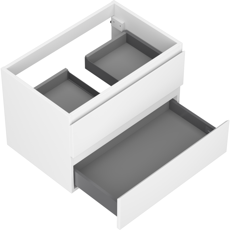 Mexen Orio Badezimmer-Unterschrank 70 cm, 2 Schubladen, weiß matt - 91A10-07047-2-BFF01