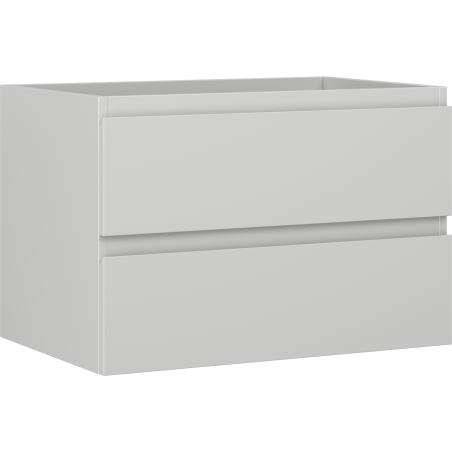 Mexen Orio Badezimmerschrank für Waschtisch 70 cm, 2 Schubladen, grau matt - 91A10-07047-2-BFF62