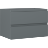 Mexen Orio Badezimmer-Unterschrank 70 cm, 2 Schubladen, Graphit matt - 91A10-07047-2-BFF66