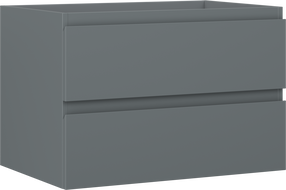 Mexen Orio Badezimmer-Unterschrank 70 cm, 2 Schubladen, Graphit matt - 91A10-07047-2-BFF66