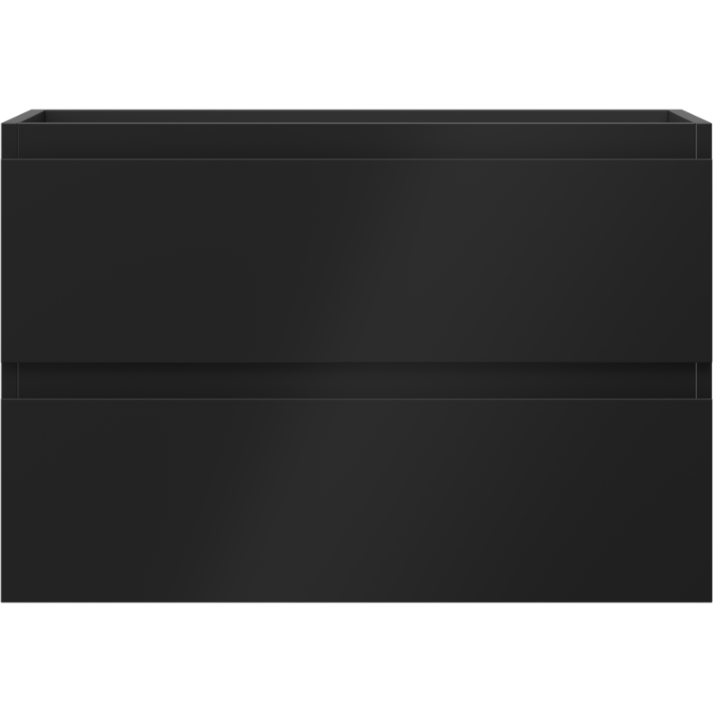 Mexen Orio Badezimmerschrank unter Waschbecken 70 cm, 2 Schubladen, schwarz matt - 91A10-07047-2-BFF71