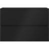 Mexen Orio Badezimmerschrank unter Waschbecken 70 cm, 2 Schubladen, schwarz matt - 91A10-07047-2-BFF71