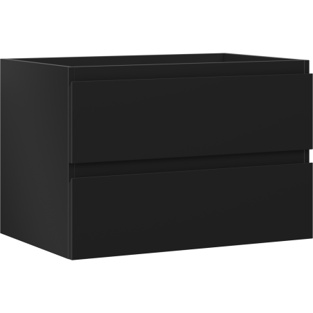 Mexen Orio Badezimmerschrank unter Waschbecken 70 cm, 2 Schubladen, schwarz matt - 91A10-07047-2-BFF71