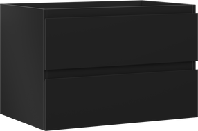 Mexen Orio Badezimmerschrank unter Waschbecken 70 cm, 2 Schubladen, schwarz matt - 91A10-07047-2-BFF71