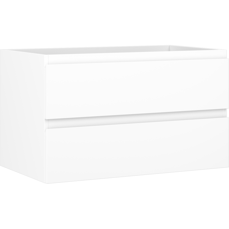 Mexen Orio Badezimmerschrank für Waschtisch 80 cm, 2 Schubladen, weiß matt - 91A10-08047-2-BFF01