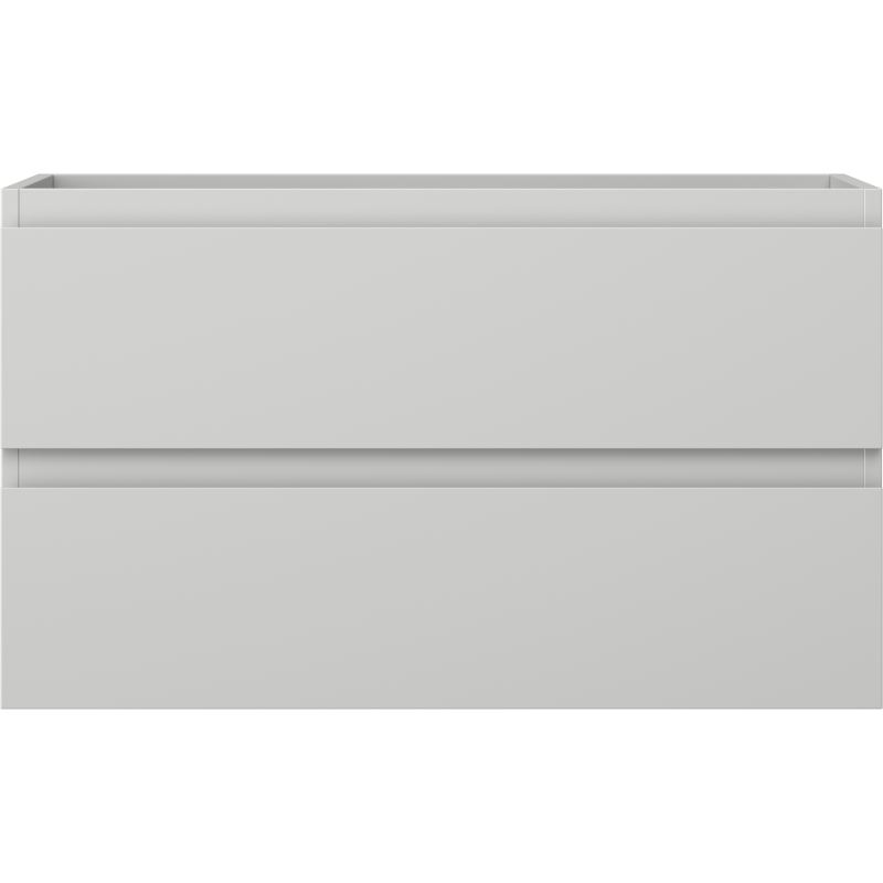 Mexen Orio Badezimmerschrank mit Waschbecken 80 cm, 2 Schubladen, Grau Matt - 91A10-08047-2-BFF62