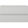 Mexen Orio Badezimmerschrank mit Waschbecken 80 cm, 2 Schubladen, Grau Matt - 91A10-08047-2-BFF62