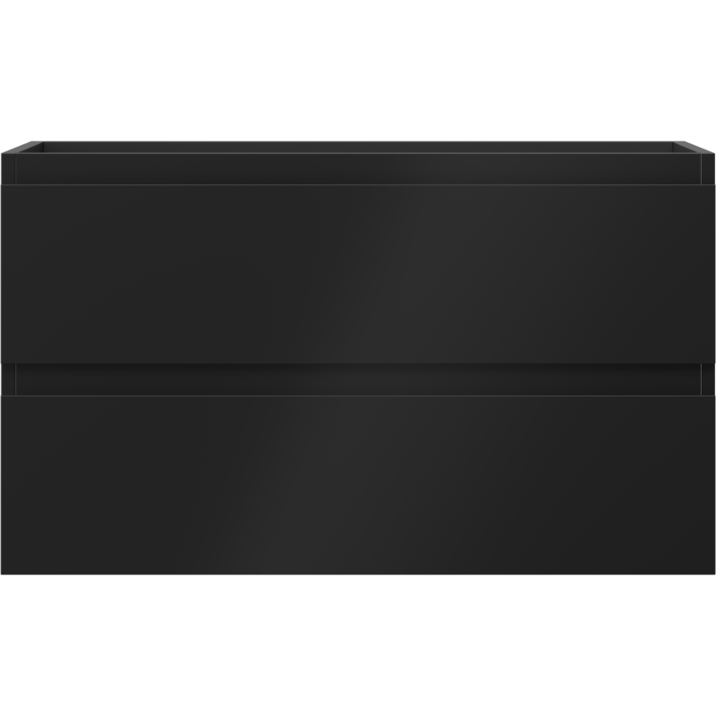 Mexen Orio Badezimmerschrank 80 cm, 2 Schubladen, schwarz matt - 91A10-08047-2-BFF71