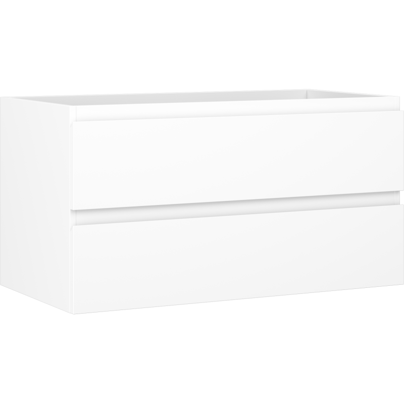 Mexen Orio Badezimmerschrank 90 cm, 2 Schubladen, weiß matt - 91A10-09047-2-BFF01