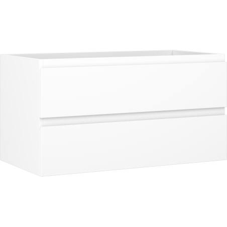 Mexen Orio Badezimmerschrank 90 cm, 2 Schubladen, weiß matt - 91A10-09047-2-BFF01