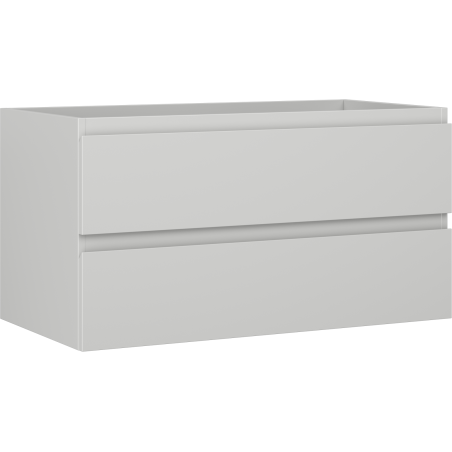 Mexen Orio Badezimmerschrank für Waschbecken 90 cm, 2 Schubladen, grau matt - 91A10-09047-2-BFF62