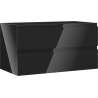 Mexen Orio Badezimmerschrank unter dem Waschbecken 90 cm, 2 Schubladen, schwarz glänzend - 91A10-09047-2-BFF70