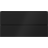 Mexen Orio Badezimmerschrank 90 cm, 2 Schubladen, schwarz matt - 91A10-09047-2-BFF71