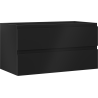 Mexen Orio Badezimmerschrank 90 cm, 2 Schubladen, schwarz matt - 91A10-09047-2-BFF71