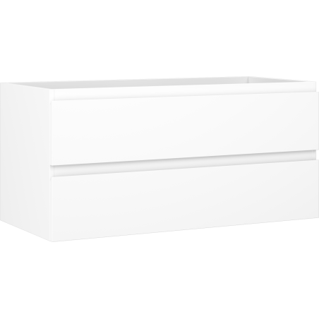 Mexen Orio Badezimmerschrank für Waschbecken 100 cm, 2 Schubladen, weiß matt - 91A10-10047-2-BFF01