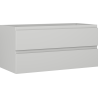 Mexen Orio Badezimmerschrank 100 cm, 2 Schubladen, Grau Matt - 91A10-10047-2-BFF62