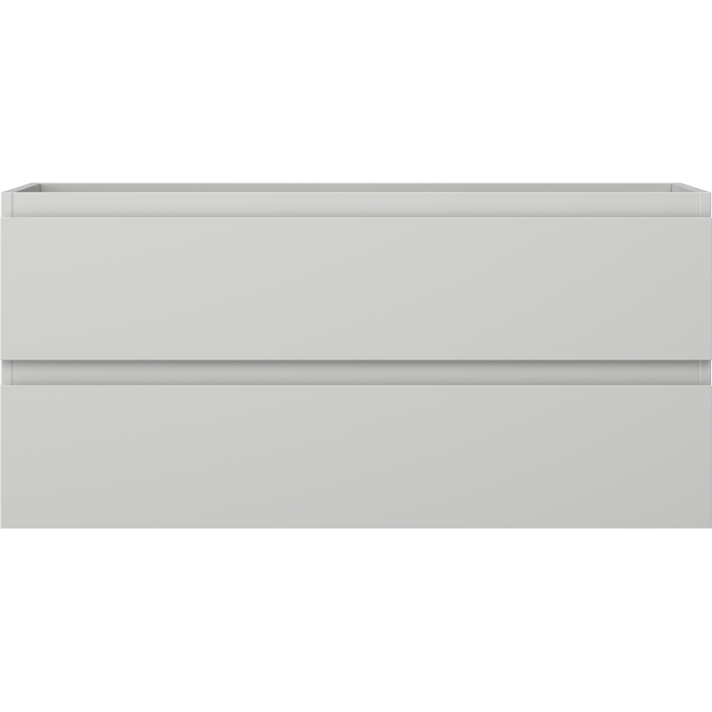 Mexen Orio Badezimmerschrank 100 cm, 2 Schubladen, Grau Matt - 91A10-10047-2-BFF62