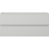 Mexen Orio Badezimmerschrank 100 cm, 2 Schubladen, Grau Matt - 91A10-10047-2-BFF62