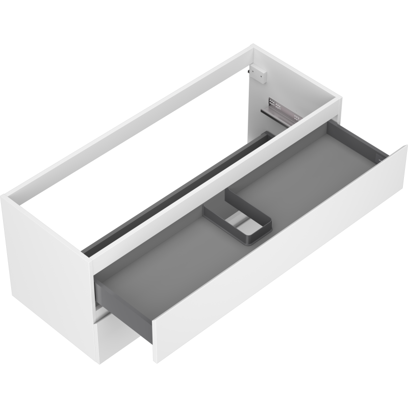 Mexen Orio Badezimmerschrank unter Waschbecken 120 cm, 2 Schubladen, weiß matt - 91A10-12047-2-BFF01