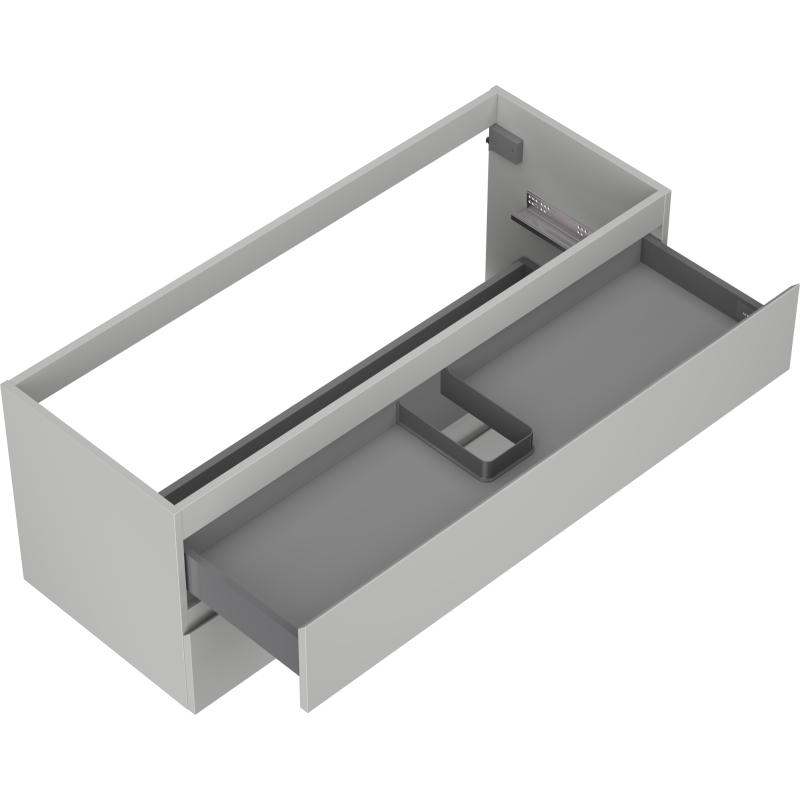 Mexen Orio Badezimmer-Unterschrank 120 cm, 2 Schubladen, graumatt - 91A10-12047-2-BFF62