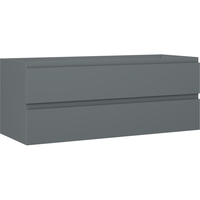 Mexen Orio Badezimmerwaschtischschrank 120 cm, 2 Schubladen, Graphit matt - 91A10-12047-2-BFF66