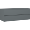 Mexen Orio Badezimmerwaschtischschrank 120 cm, 2 Schubladen, Graphit matt - 91A10-12047-2-BFF66