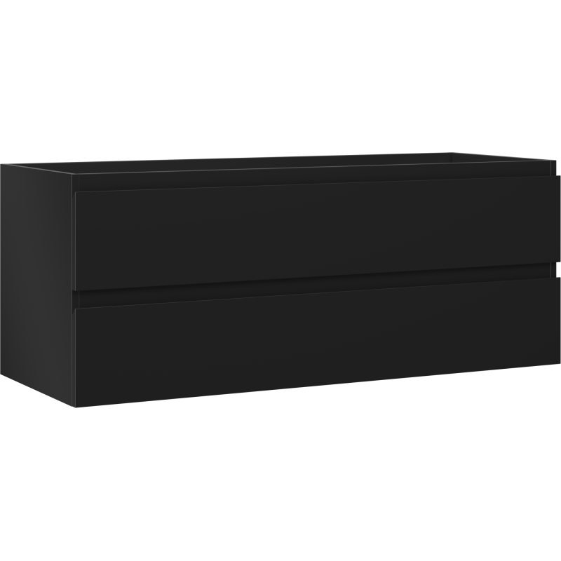 Mexen Orio Badezimmer-Unterschrank 120 cm, 2 Schubladen, Schwarz matt - 91A10-12047-2-BFF71