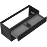Mexen Orio Badezimmer-Unterschrank 120 cm, 2 Schubladen, Schwarz matt - 91A10-12047-2-BFF71