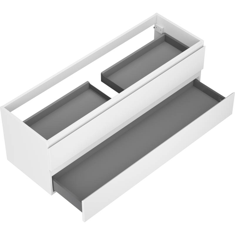 Mexen Orio Badezimmer-Unterschrank 140 cm, 2 Schubladen, weiß matt - 91A10-14047-2-BFF01