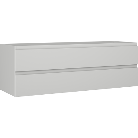 Mexen Orio Badezimmerschrank für 140 cm Waschbecken, 2 Schubladen, Grau Matt - 91A10-14047-2-BFF62
