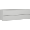 Mexen Orio Badezimmerschrank für 140 cm Waschbecken, 2 Schubladen, Grau Matt - 91A10-14047-2-BFF62
