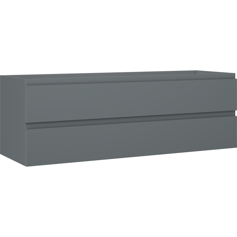Mexen Orio Badezimmer-Unterschrank 140 cm, 2 Schubladen, matt grafit - 91A10-14047-2-BFF66