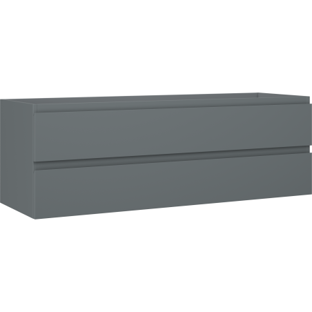 Mexen Orio Badezimmer-Unterschrank 140 cm, 2 Schubladen, matt grafit - 91A10-14047-2-BFF66