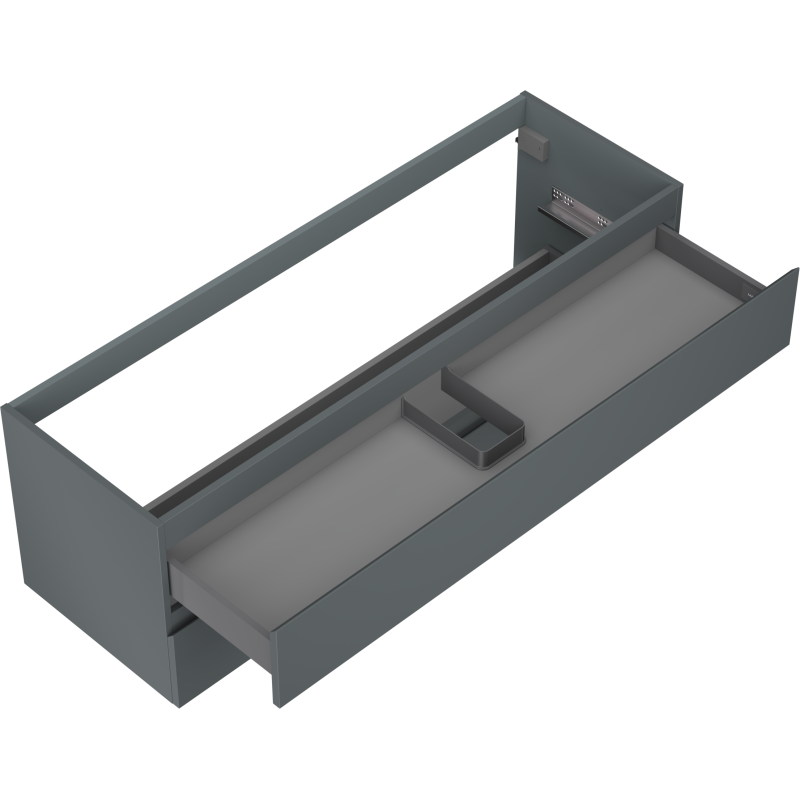 Mexen Orio Badezimmer-Unterschrank 140 cm, 2 Schubladen, matt grafit - 91A10-14047-2-BFF66