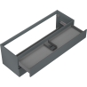 Mexen Orio Badezimmer-Unterschrank 140 cm, 2 Schubladen, matt grafit - 91A10-14047-2-BFF66