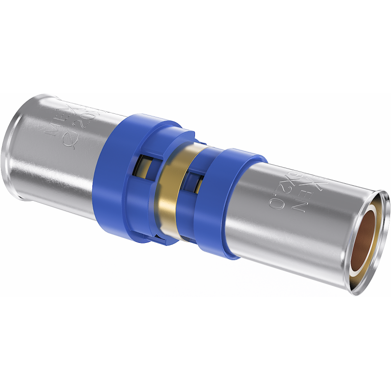 Mexen PEX-P Pressfitting, verpressbare PEX-Reduktion 25 x 16 - W97121-2516-00