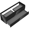 Mexen Orio Badezimmer-Unterschrank 140 cm, 2 Schubladen, schwarz glänzend - 91A10-14047-2-BFF70