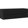 Mexen Orio Badezimmerschrank unter Waschbecken 140 cm, 2 Schubladen, schwarz matt - 91A10-14047-2-BFF71
