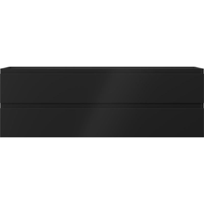Mexen Orio Badezimmerschrank unter Waschbecken 140 cm, 2 Schubladen, schwarz matt - 91A10-14047-2-BFF71