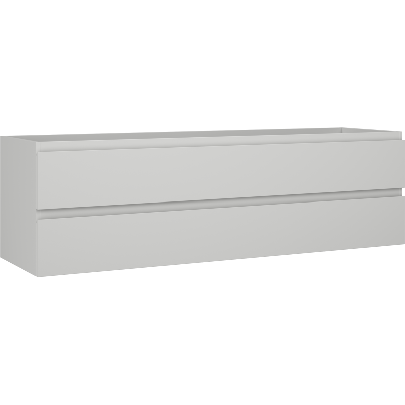 Mexen Orio Badezimmerschrank für Waschbecken 160 cm, 2 Schubladen, grau matt - 91A10-16047-2-BFF62