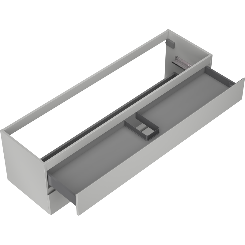 Mexen Orio Badezimmerschrank für Waschbecken 160 cm, 2 Schubladen, grau matt - 91A10-16047-2-BFF62