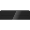 Mexen Orio Badezimmerschrank unter dem Waschbecken 160 cm, 2 Schubladen, Schwarz Glanz - 91A10-16047-2-BFF70